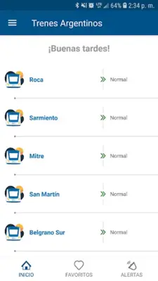 Trenes Argentinos android App screenshot 15