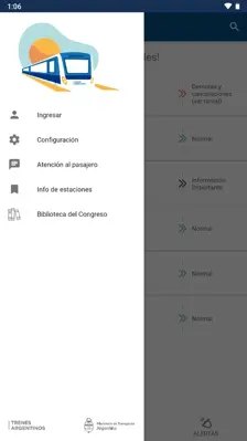 Trenes Argentinos android App screenshot 1