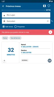 Trenes Argentinos android App screenshot 4